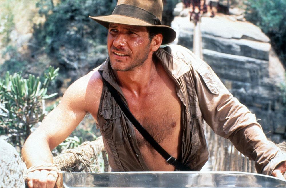 Il celebre archeologo Indiana Jones interpretato da Harrison Ford