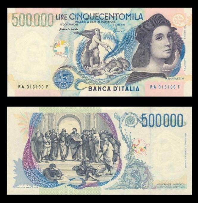 Il prezzo di una di queste banconote va dai 250 euro a 500.