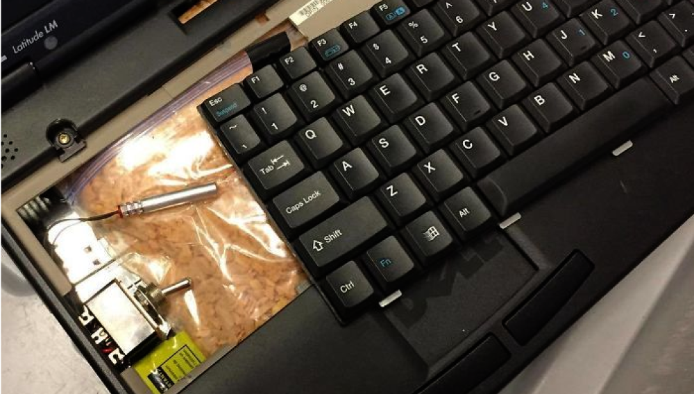 Quella che vedete all'interno di una tastiera da computer è dinamite