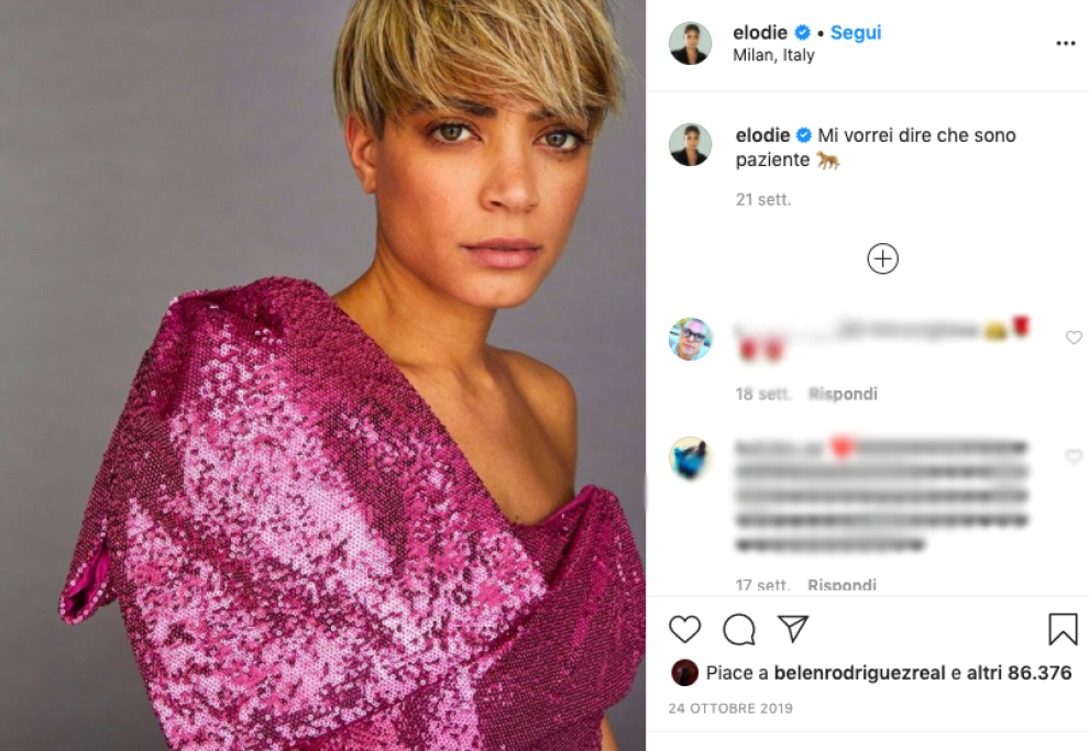 La cantante ha rispolverato l'album dei ricordi ora che è in quarantena