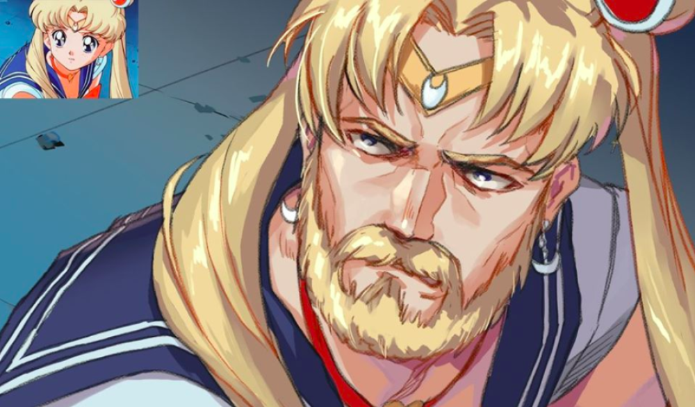 C'è anche la versione uomo con la barba