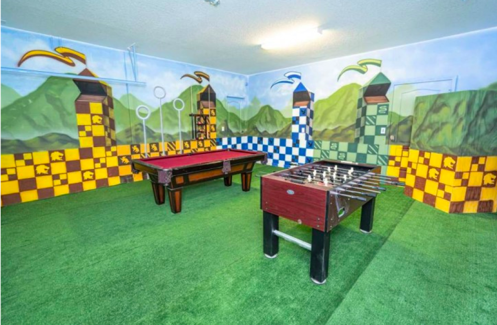 C'è anche sala giochi ispirata al famoso Quidditch
