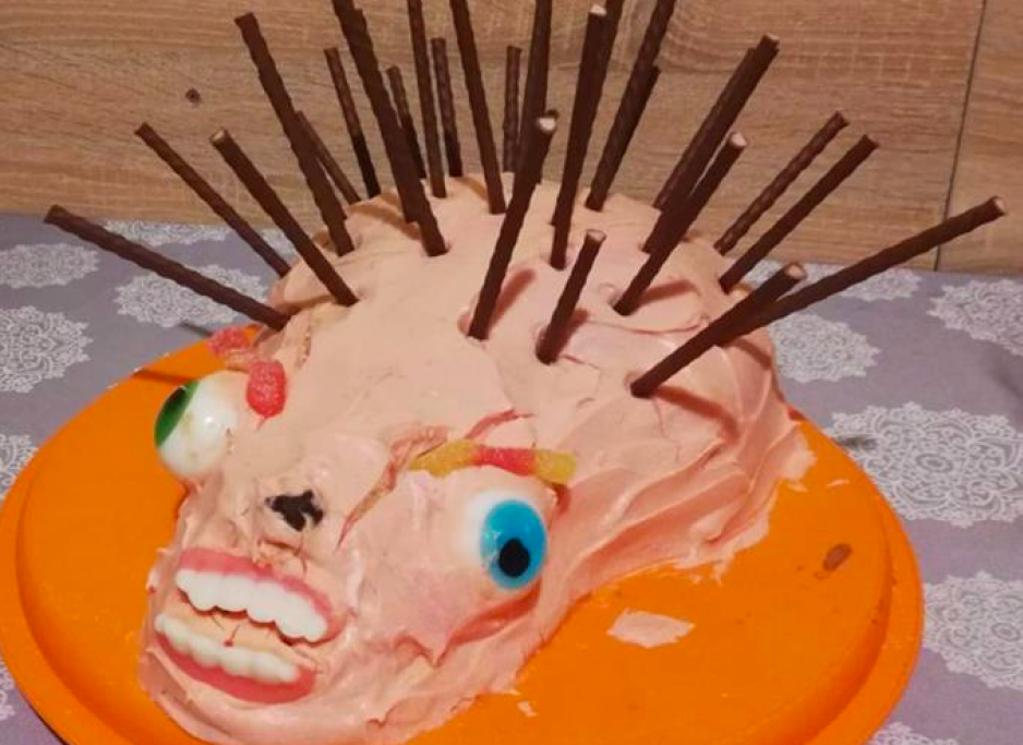 Un riccio rosa