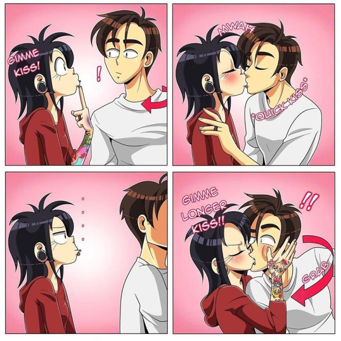 Quando voglio un bacio...