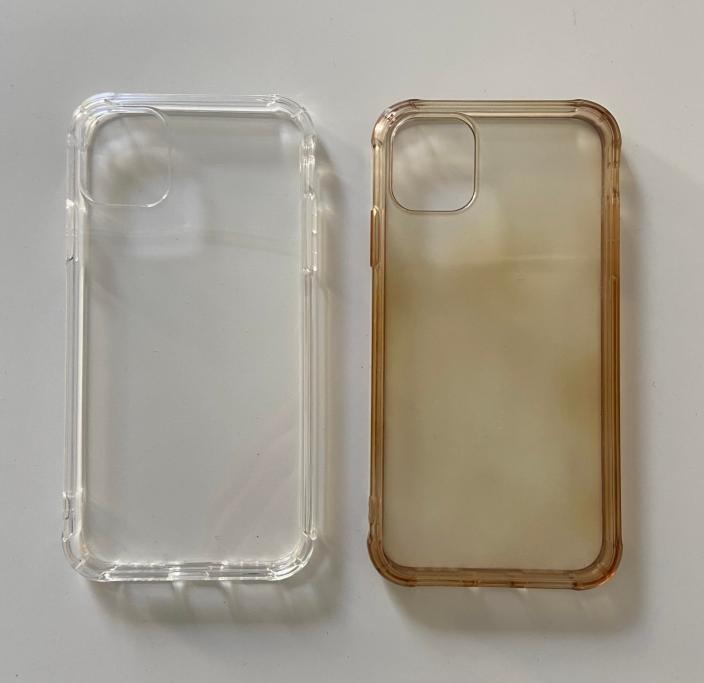 la cover che si ingiallisce male