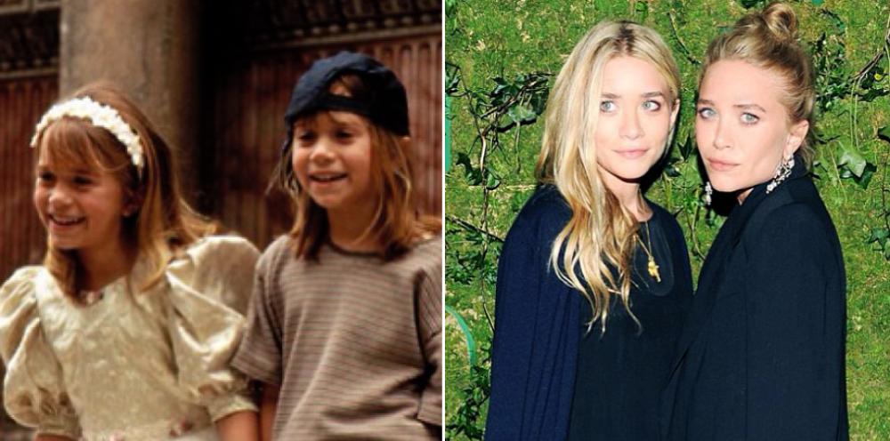 Le gemelle Mary-Kate e Ashley Olsen hanno lavorato nella sit com "Gli amici di papà"