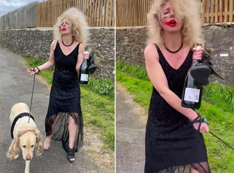 Travestita ubriaca 