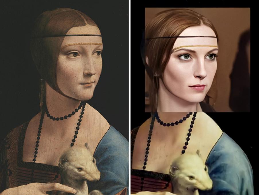 La dama con l'ermellino