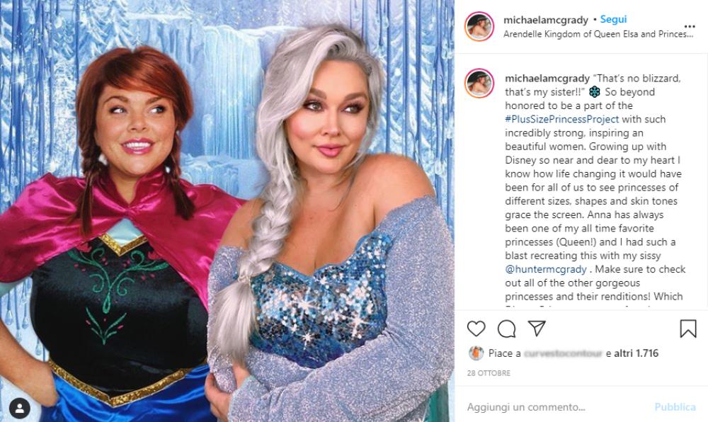 Anna ed Elsa di Frozen