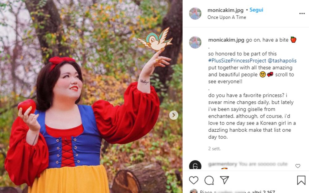 Monica Kim è Biancaneva
