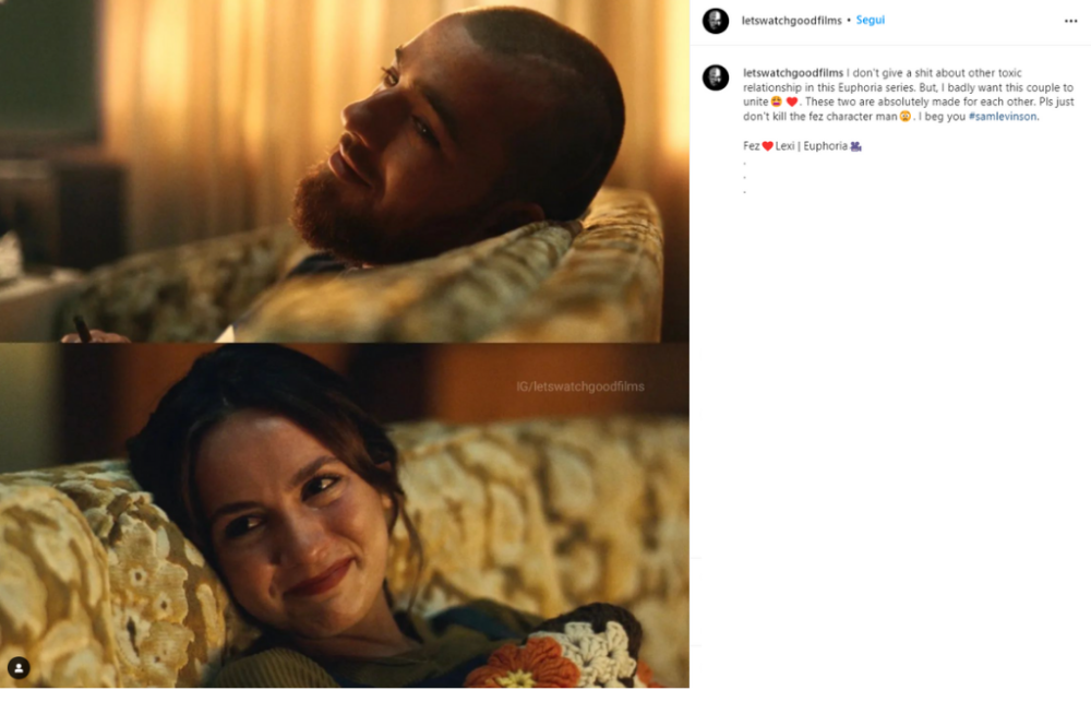 Frezo e Lexi in Euphoria