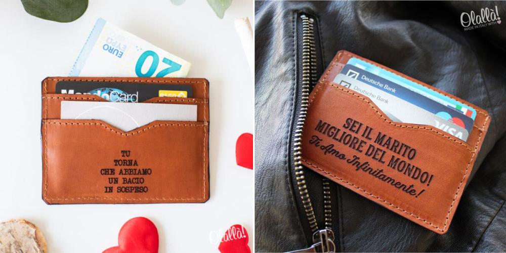 Porta carte personalizzato