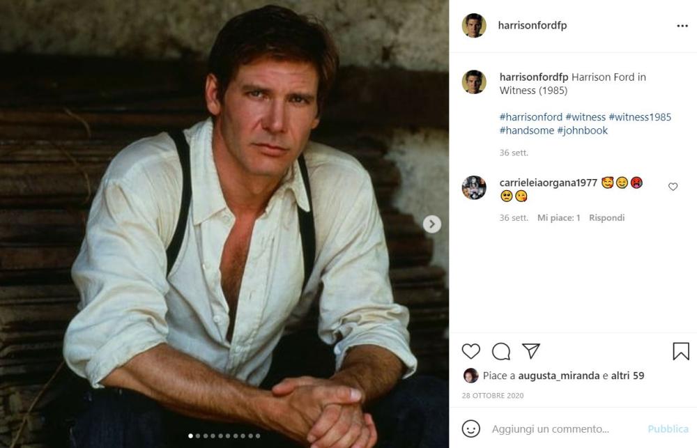 Harrison Ford in Witness - Il testimone, 