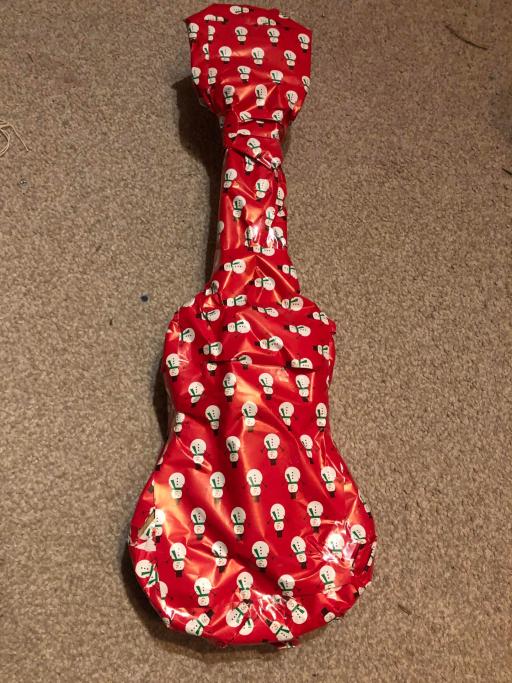 Indovina cos'è?  Un set di attrezzi! (Forse era meglio l'ukulele)