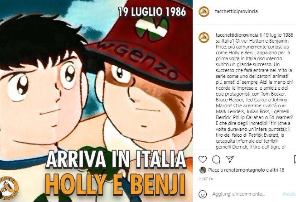 Buon compleanno Holly & Benji: il cartone che ha segnato un’epoca compie 35 anni