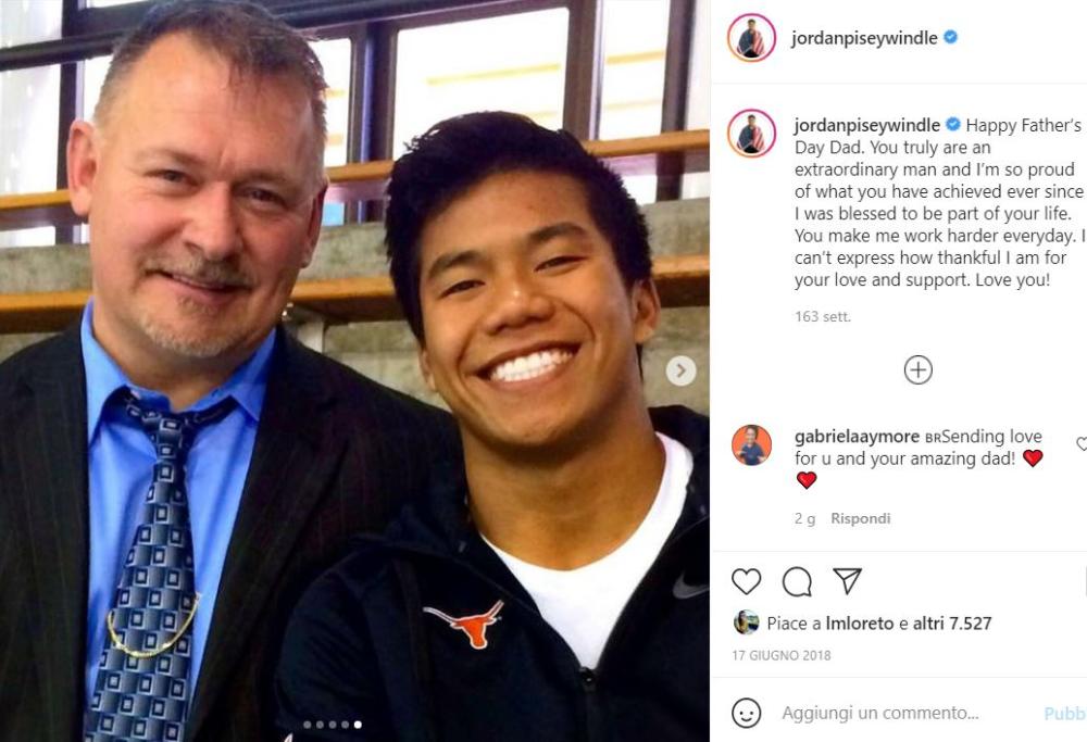 Il tuffatore olimpico Jordan Windle fu adottato da un papà single omosessuale