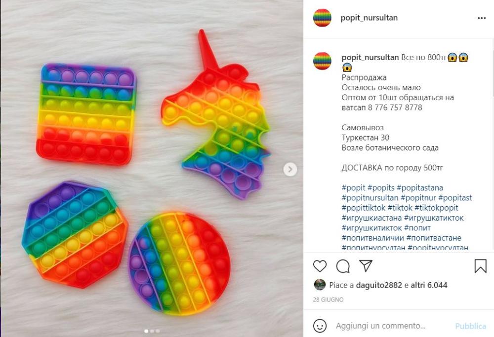 Come funziona il gioco Pop It antistress? 