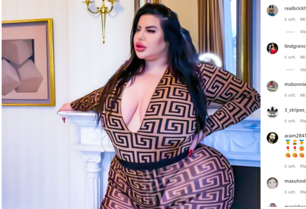 Natasha Crown voleva il sedere più  grande del mondo, ma da 7 anni non ha una relazione