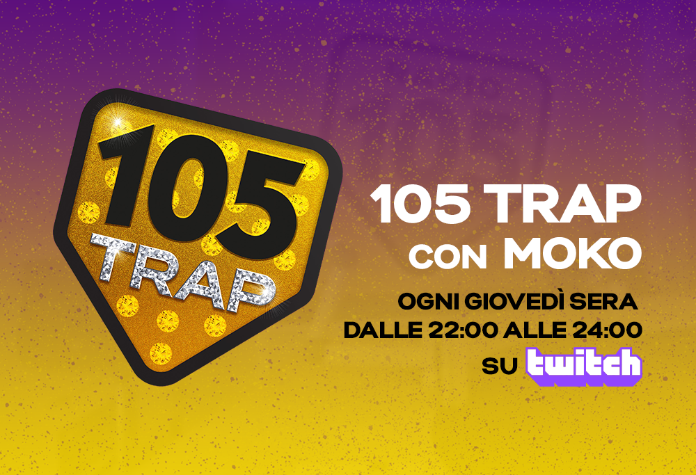 Interagisci direttamente con gli ospiti di 105 Trap su Twitch
