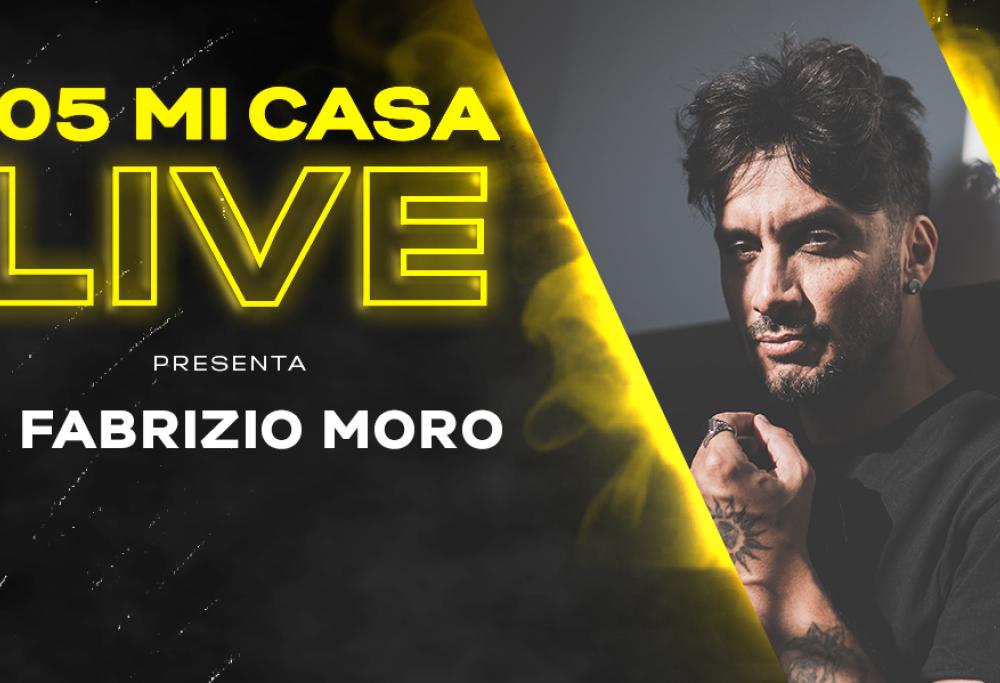 105 Mi Casa Live: quarto appuntamento con Fabrizio Moro il 30 novembre