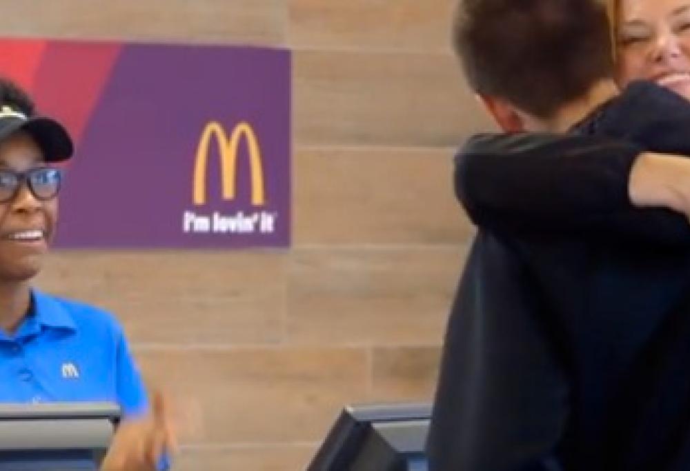 Un frame dalla campagna McDonald's 