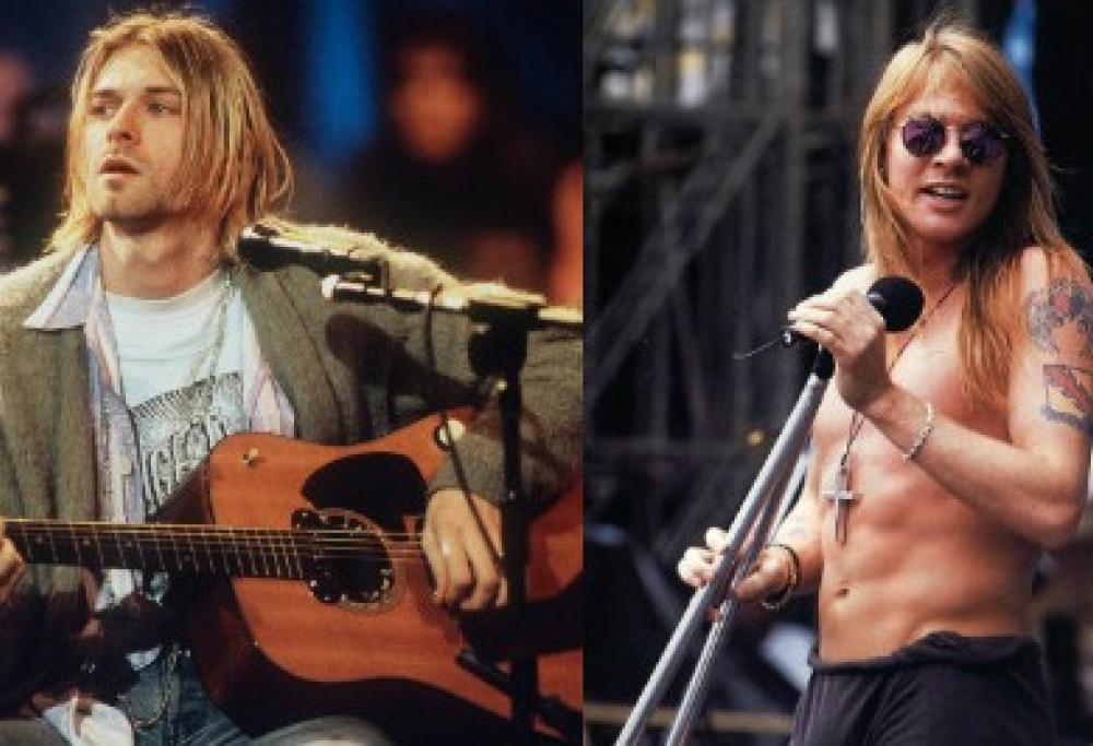 Cobain e Rose