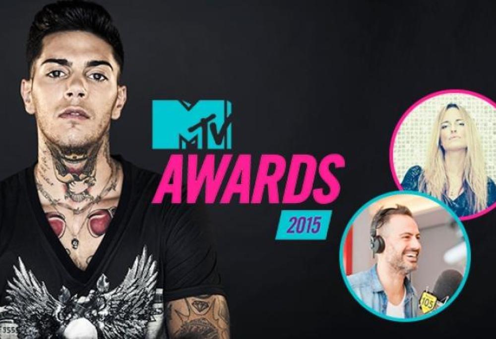 Con Radio 105 agli MTV Awards 2015
