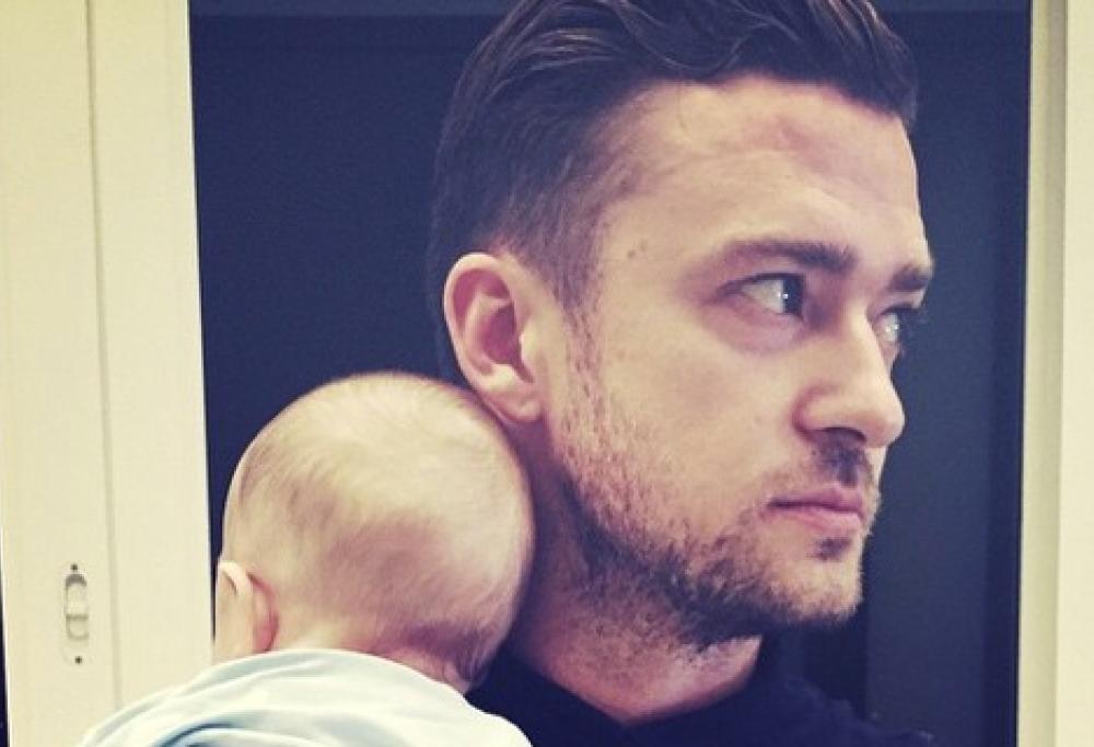 Justin Timberlake posta la foto più bella per celebrare il rapporto padre-figlio