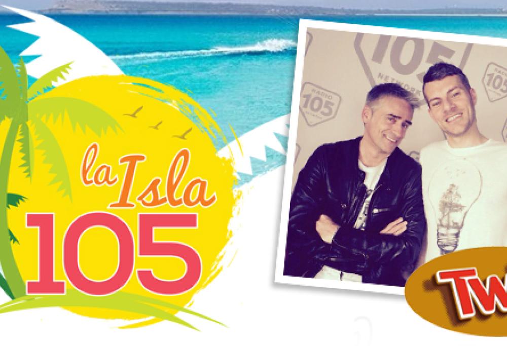 LA ISLA 105 DALLO STUDIO TWIX DI RADIO 105 A FORMENTERA!