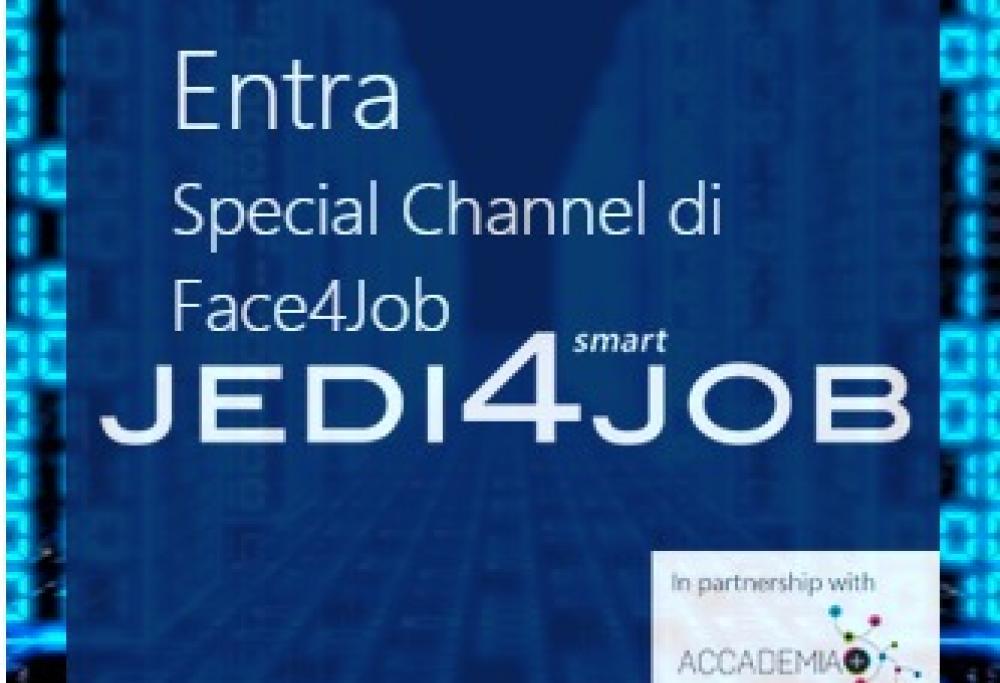 Jedi4Job per il lavoro "Smart" è il nuovo Special Channel di Face4Job 