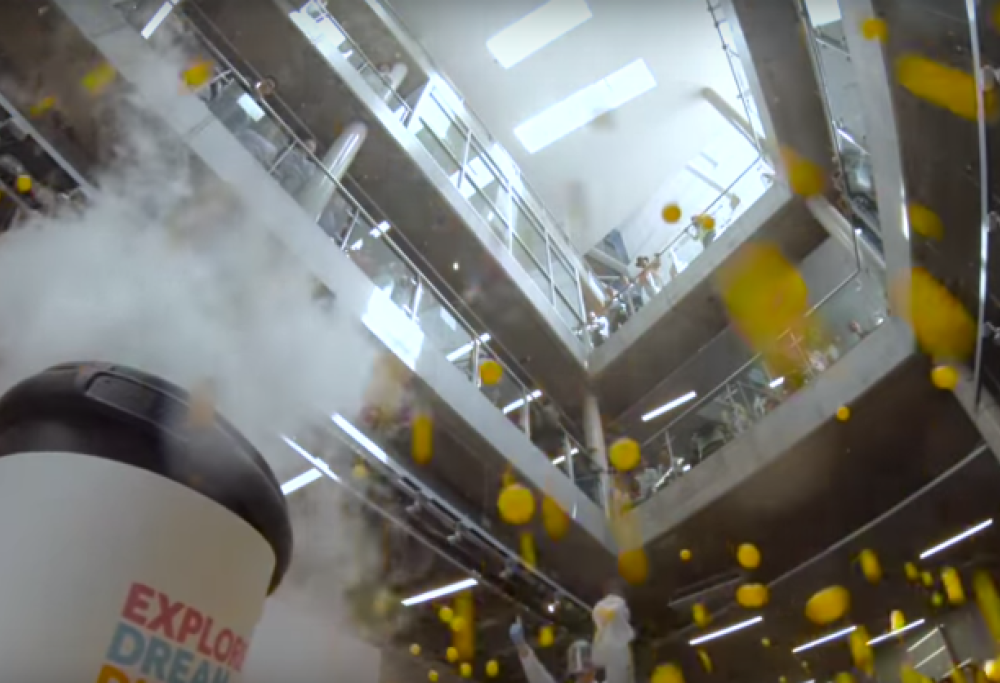 azoto liquido e palline da ping pong