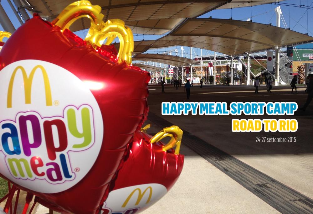HAPPY MEAL SPORT CAMP SBARCA IN EXPO ROAD TO RIO