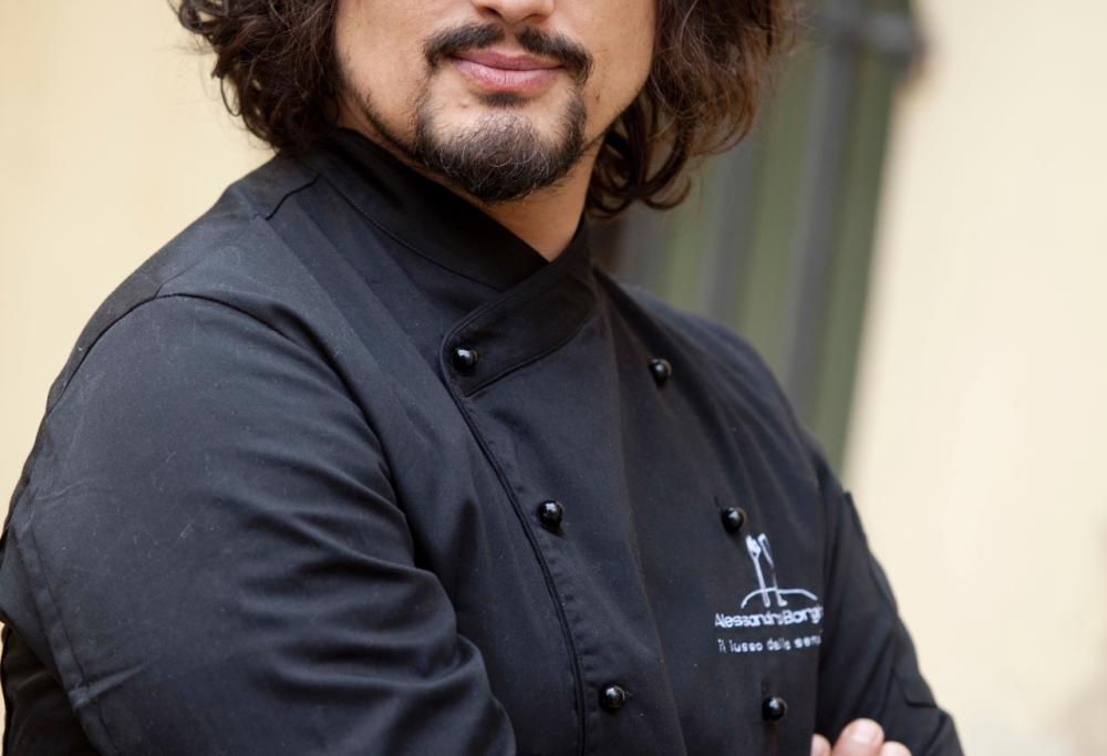 Lo chef Alessandro Borghese in diretta con Max Brigante