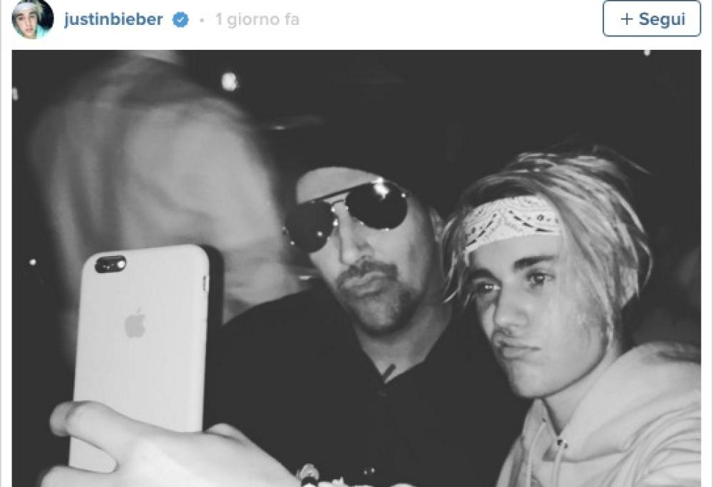Justin Bieber e Marilyn Manson