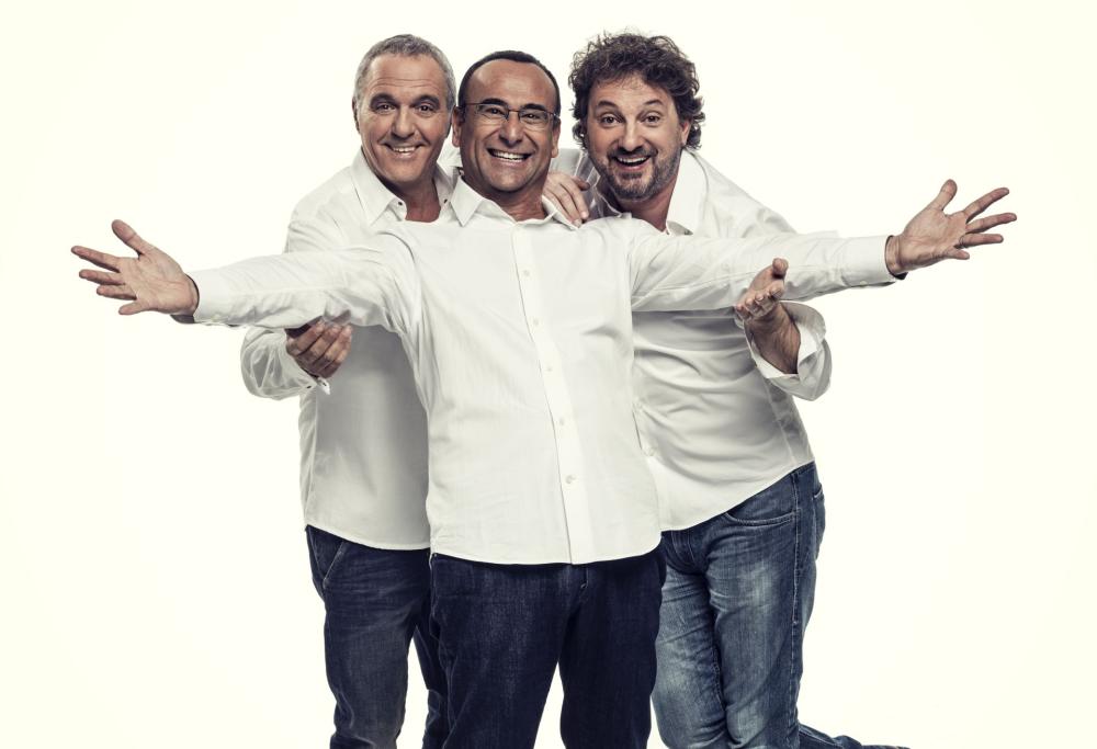 Carlo Conti, Giorgio Panariello e Leonardo Pieraccioni a 105 all’Una!