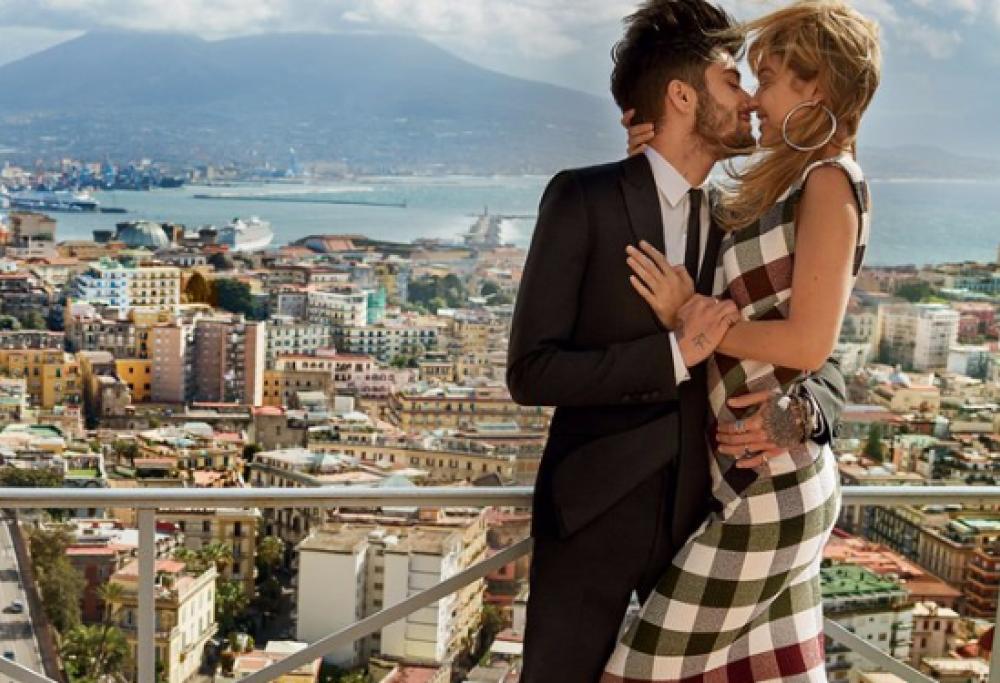Zayn Malik e Gigi Hadid celebrano il loro amore a Napoli