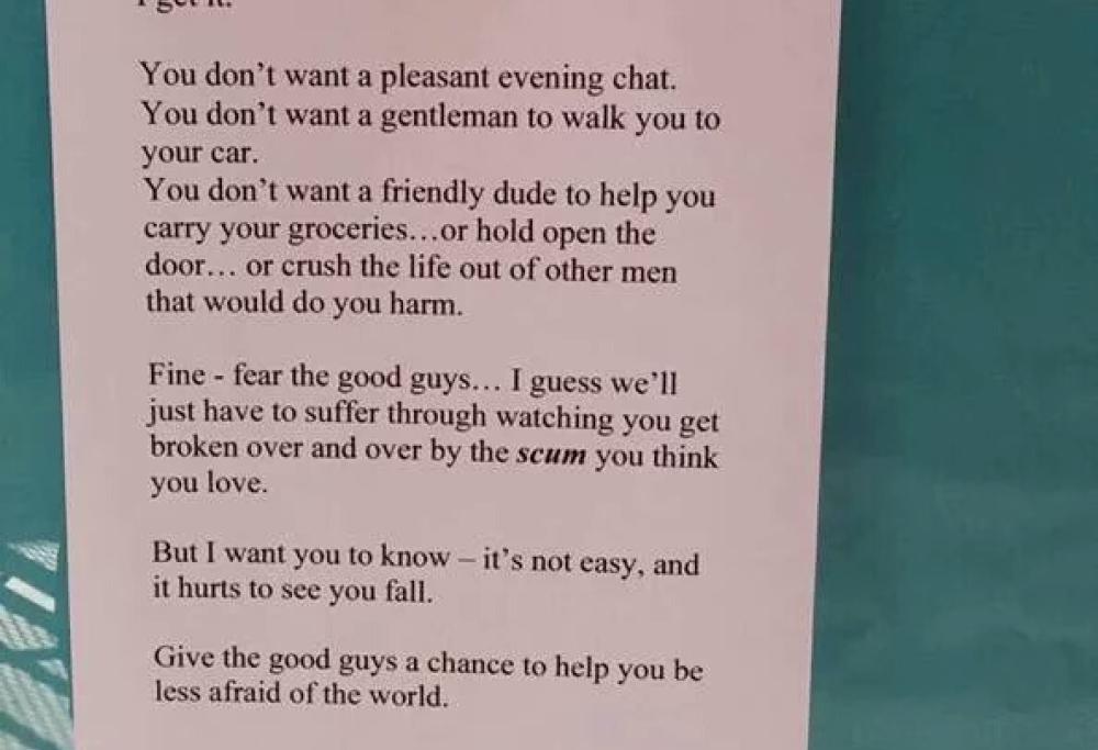 L'incredibile appello di un bravo ragazzo alle ragazze che amano gli str...