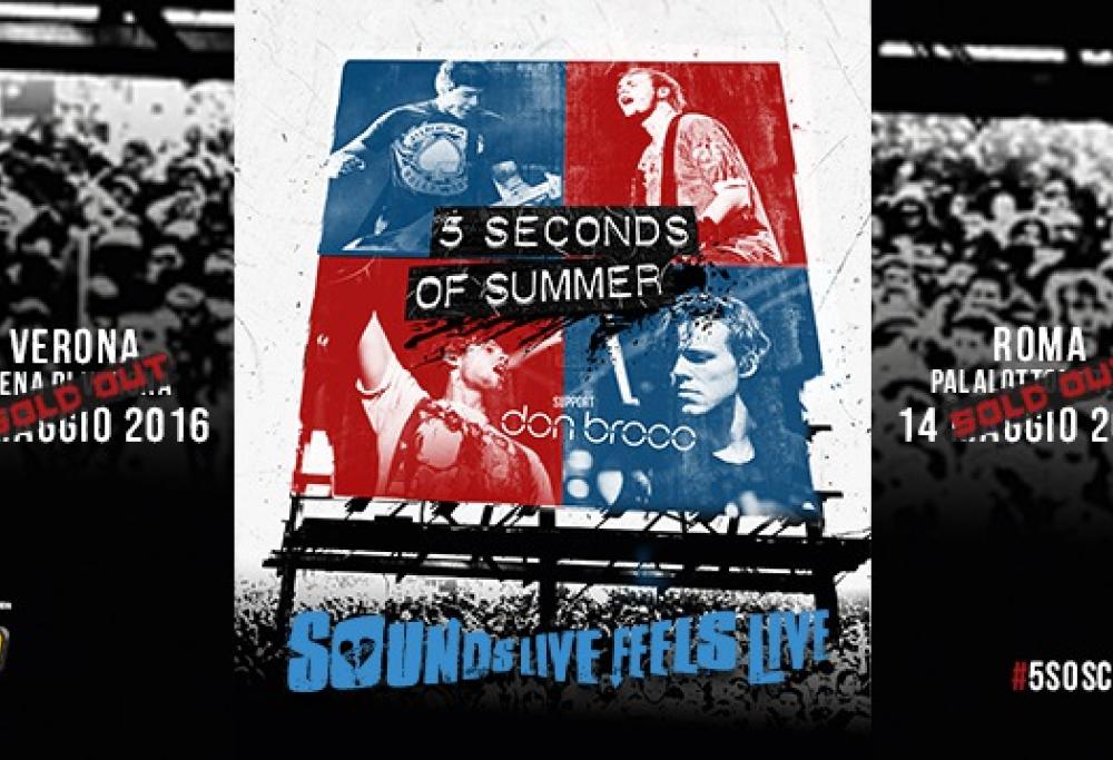 5Sos Live in Italia: vinci i biglietti e incontra Luke, Ashton, Calum e Michael!