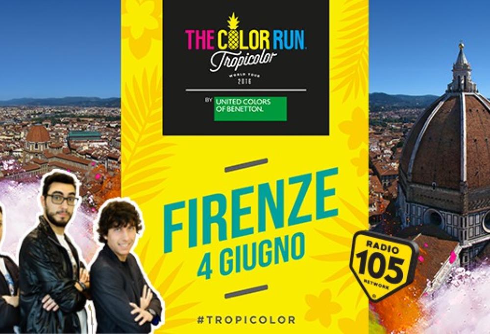 The Color Run: il 4 giugno a Firenze con Gli Autogol e Dolcenera Live!
