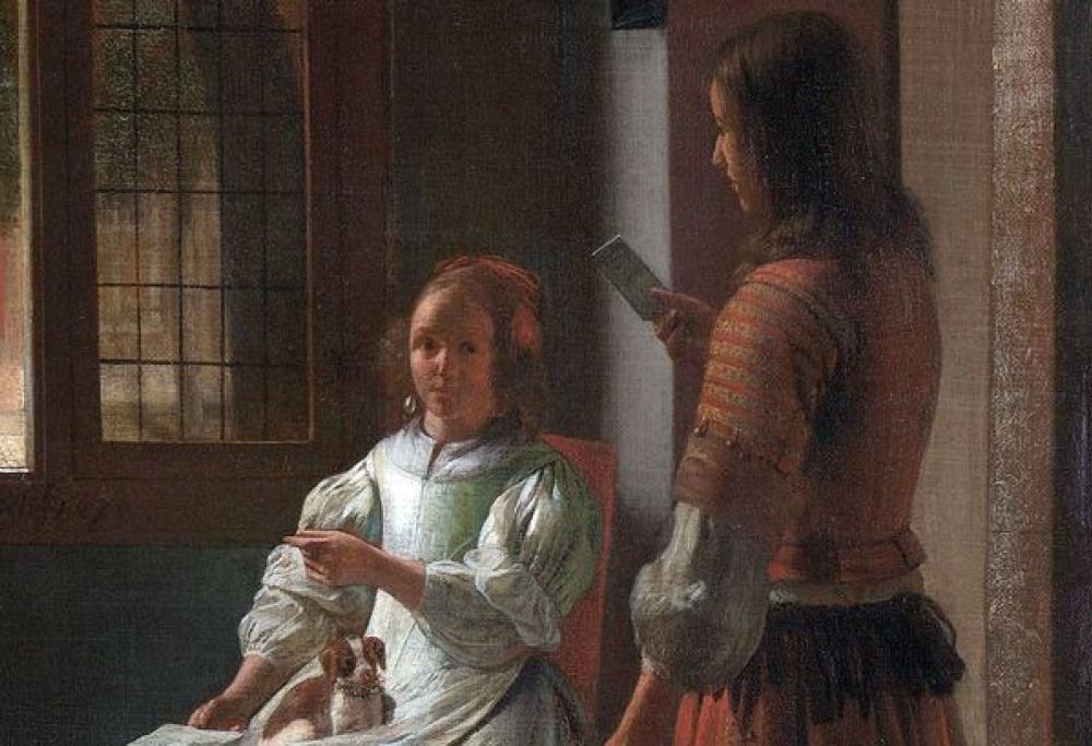 Un iPhone in un quadro del 1670? Guardate un po'.