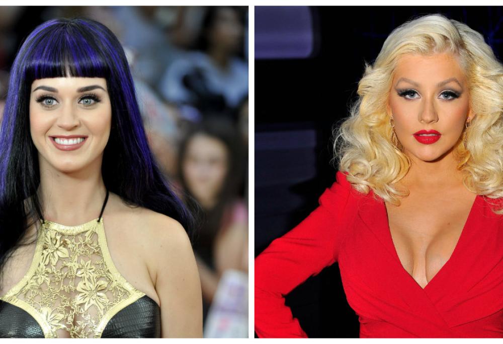 Katy Perry e Christina Aguilera celebrano la vittoria di Hillary Clinton