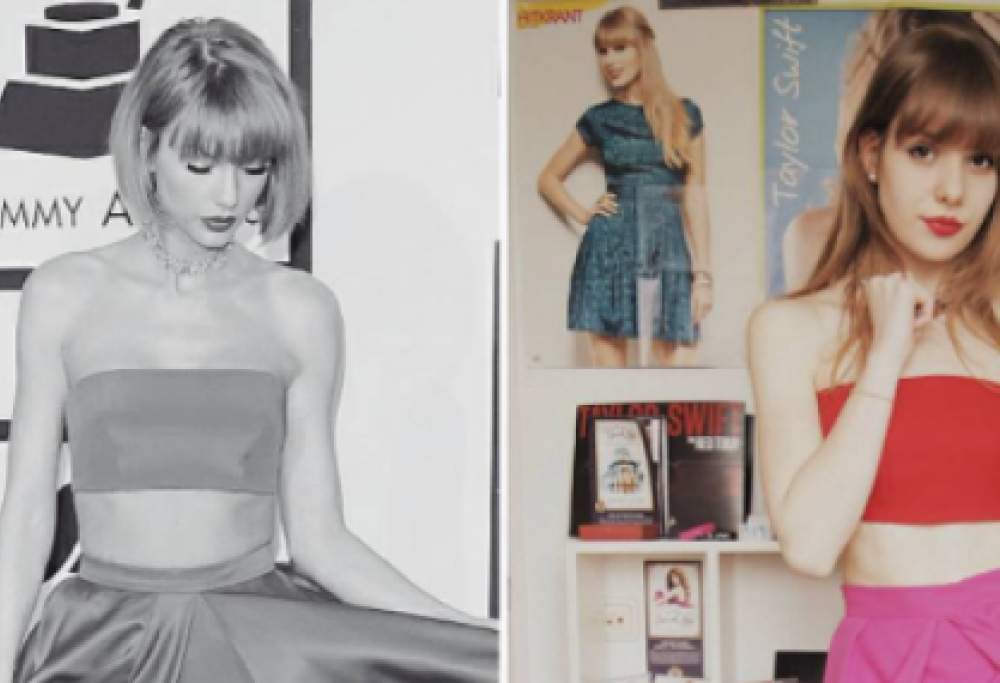 Taylor Swift e Lotte Lutjes. Tale idolo, tale fan