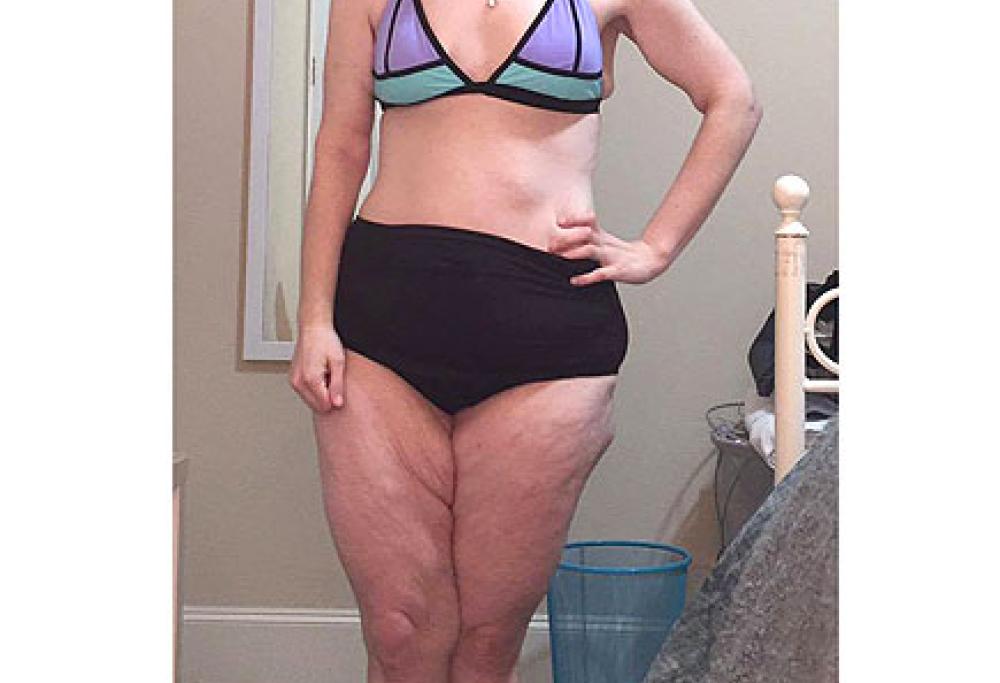 "Il sogno di indossare il mio primo primo bikini si è avverato!"