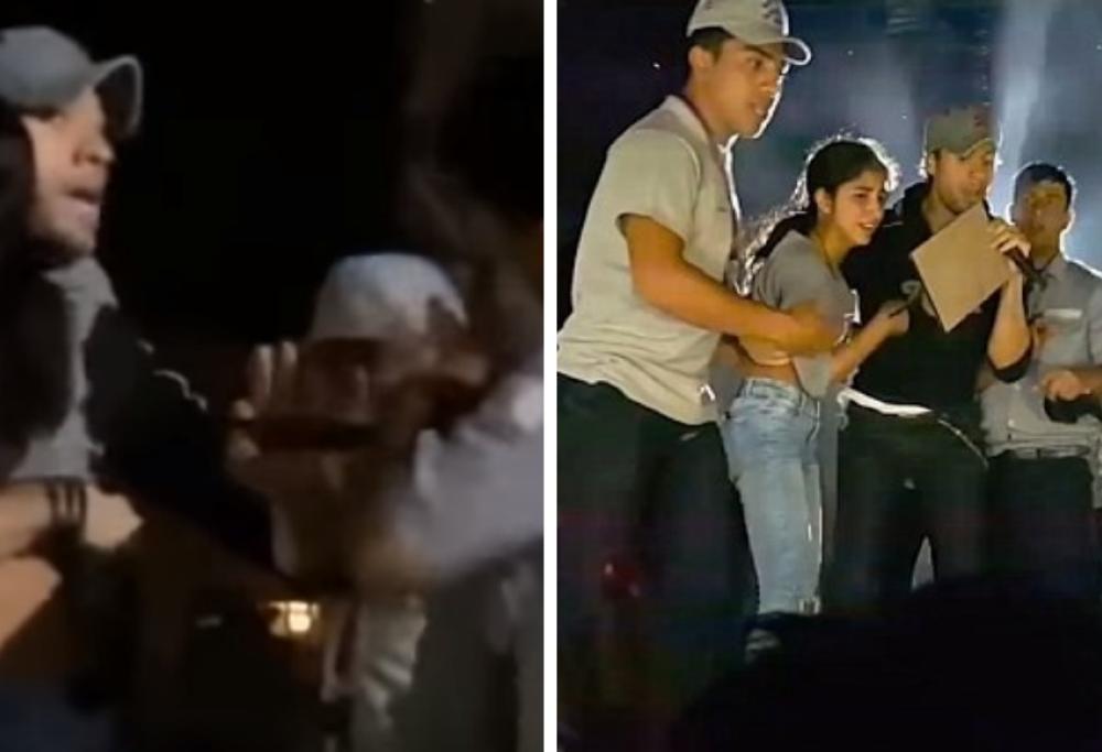 Enrique Iglesias salva una fan dalla security