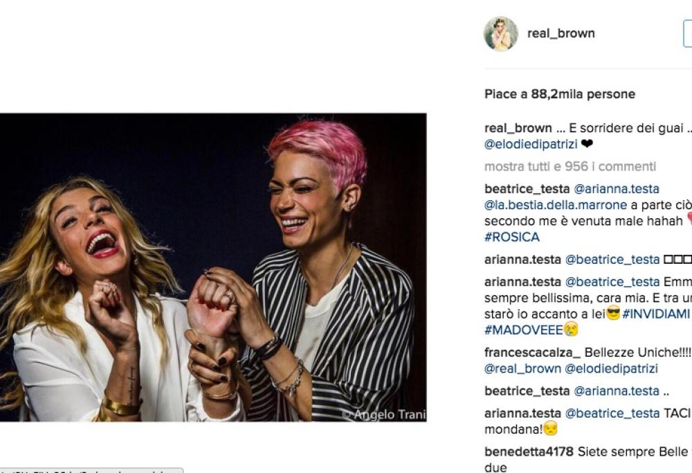 Emma Marrone saluta il trionfo di Elodie al Coca Cola Summer Festival 