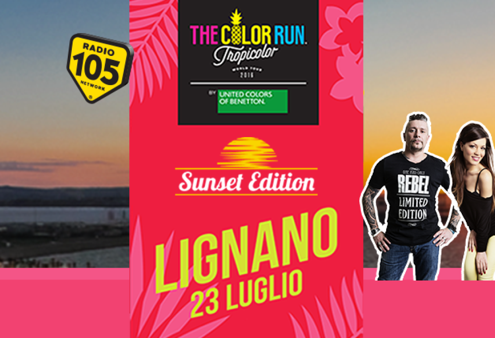 Color Run continua.. a Lignano Sabbiadoro il 23 luglio!