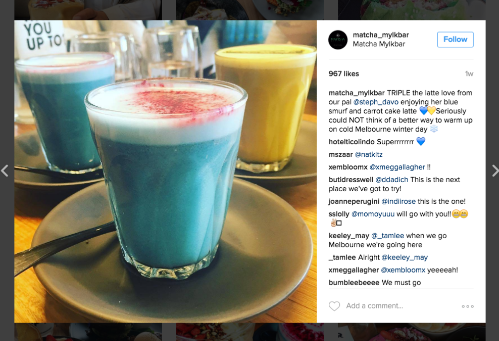 Conosci il latte blu? Sta impazzendo su Instagram! 