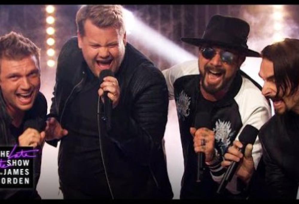 Backstreet Boys: sul palco c'è anche James Corden 