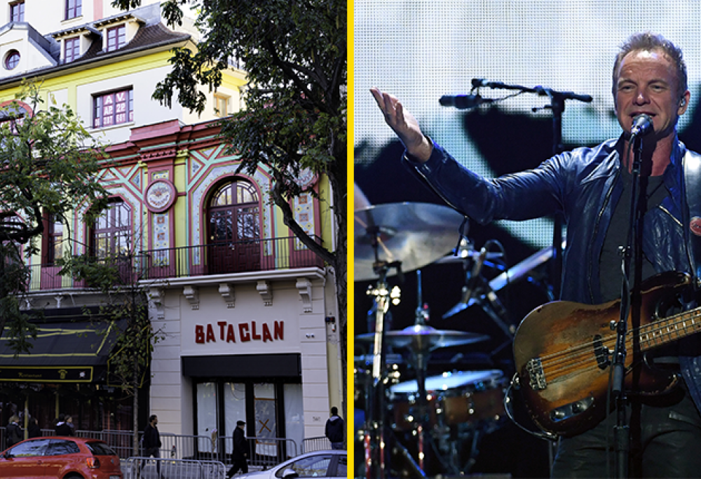Sting: “Al Bataclan celebreremo la vita e la musica”