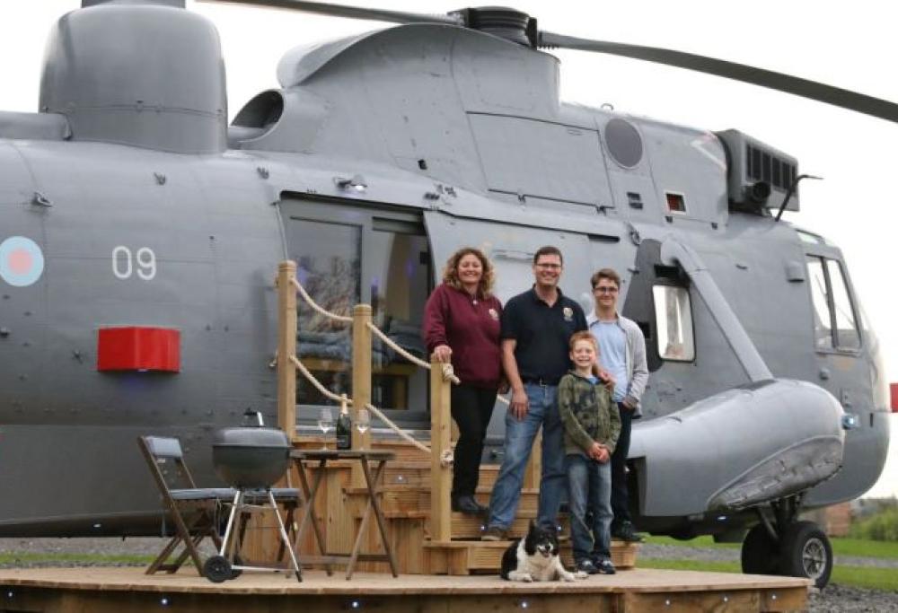 Un elicottero militare come casa: ecco come sarebbe!